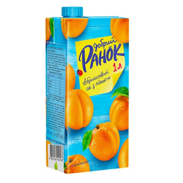Juice Apricot – Tetra Pak – 33.81 fl oz (1.0lt)